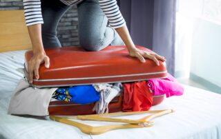 Woman Packing for a Luxury Cruise