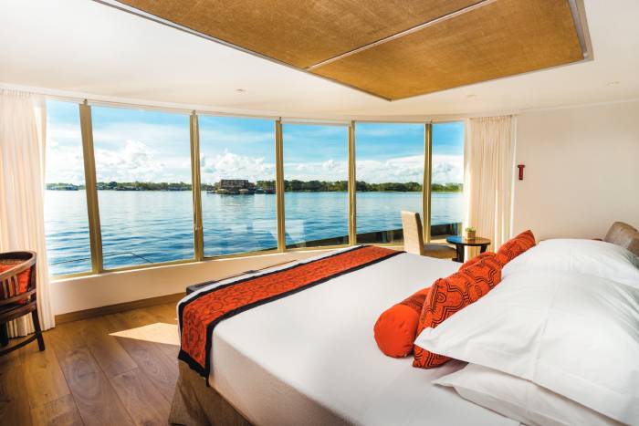 Avalon Waterways Suite Ship cruising along a European river