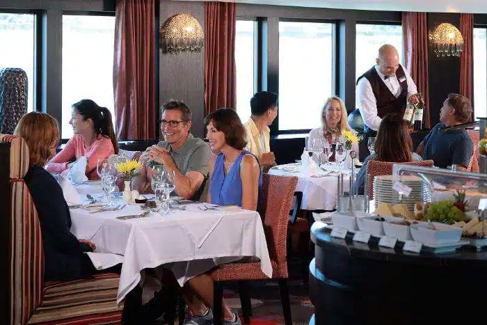 AmaWaterways gourmet dining experience